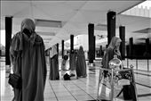 Robes and hijabs (or tudungs as they are known in Malaysia) are lent out to unprepared tourists upon entering the mosque.: by elisafisher, Views[555]