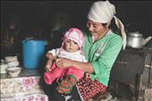 The shepherds take their families to the jailoos. If not all their children, at least the youngest ones. Women are responsible for the yurt, turning it into a living place during the day and a sleeping room at night. They cook and help with the animals catering.: by elisecolette, Views[638]