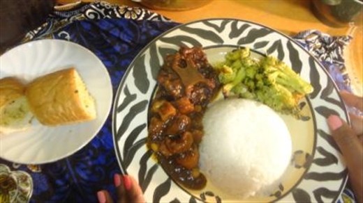 The final product served