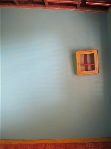 The sweet sense of serenity. We chose blue for the walls because it's calming.