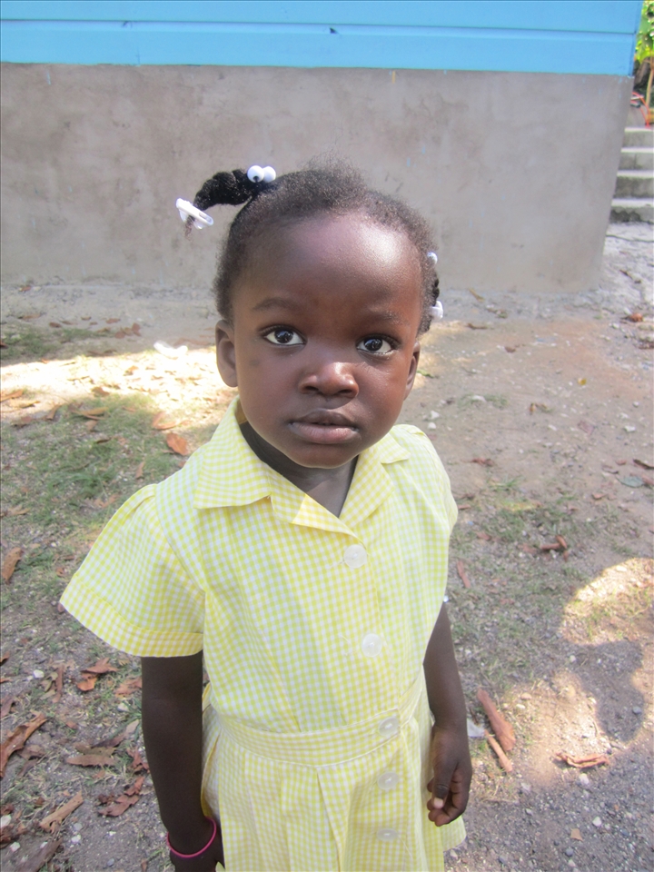 My little yellow. She watched and observed everyone with such a curious face. 