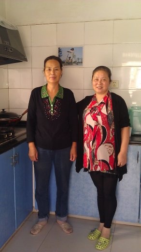 Two long-time schoolmates and friends - Gloria's Aunt and her childhood friend