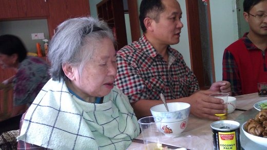 Gloria's grandmother and father