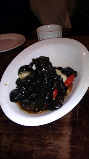 11 October, Lunch - Black mushrooms