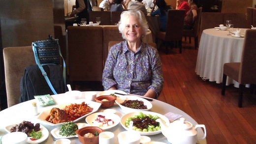 27 September - Lunch, Ebeth at lunch