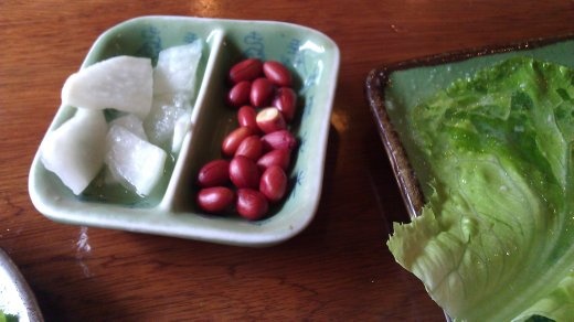 03 October, Lunch - Pickles and Peanuts