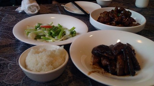 07 October, Lunch - Rice, Sweet and Sour Pork