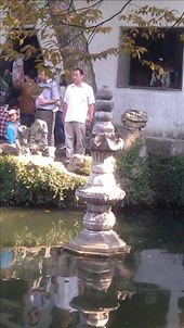 Lingering Garden - Stupa in the central pool to prevent spirits from drowning family and guests: by emacinat, Views[310]