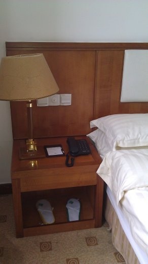 My Bei Hai Hotel bed table 