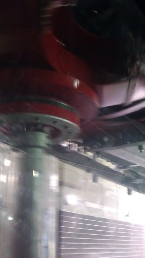 Rotors of the German-made cable car