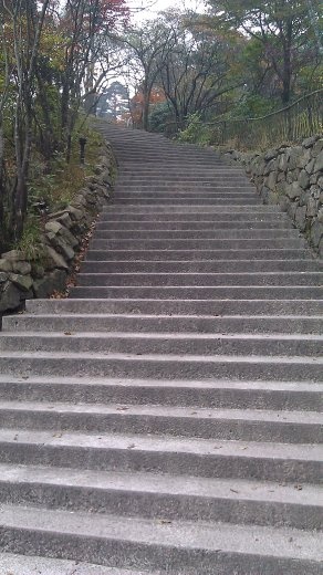 Steps up to the Hotel