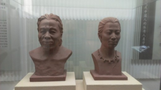 Banpo Village male and female forensic reconstruction