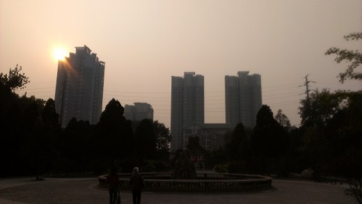 Toward sunset in Xi'an