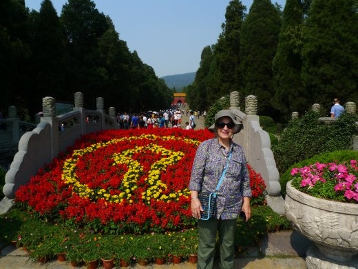 Ebeth at the Sun Yatsen Mausoleum