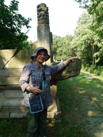 Ebeth at the Ming Tombs