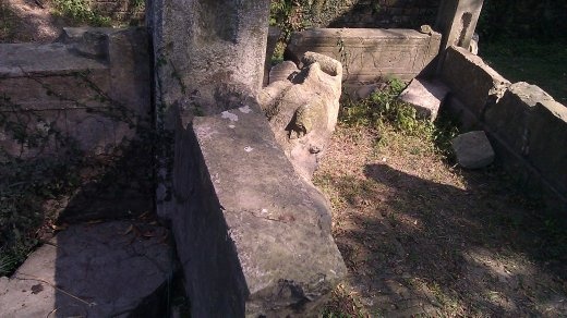 Dragon's head at the Ming Tombs