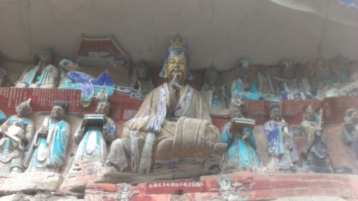 Buddha Teaching at Dazu Grottoes