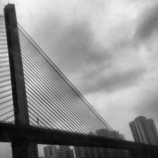 suspension bridge, Chongqing, China