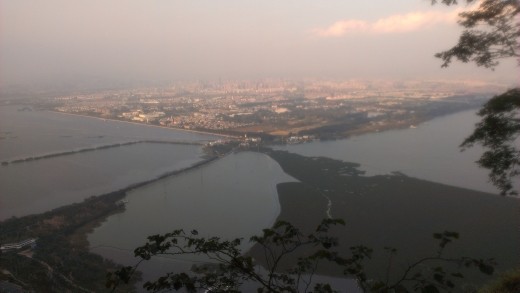 View of Kunming from Dragon Gate in the Western Hills