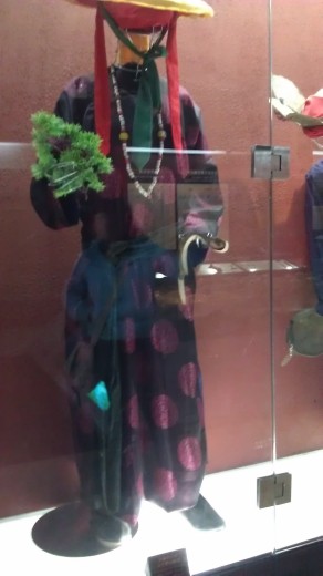 Traditional dress in museum