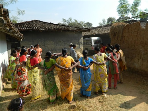 Welcome dance (parighana) from Boy side.