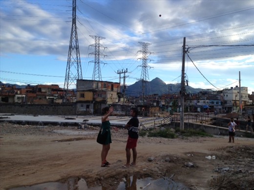 But for Brazilians living in favelas, life is more of a struggle than a samba.