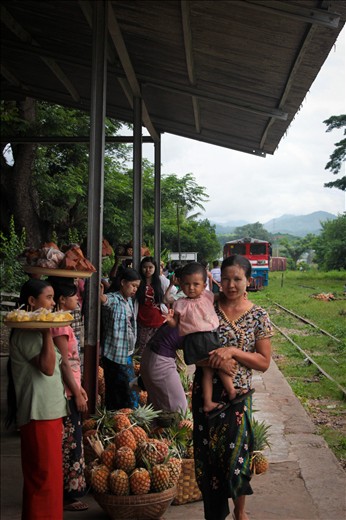 The movement of people and goods in Myanmar.