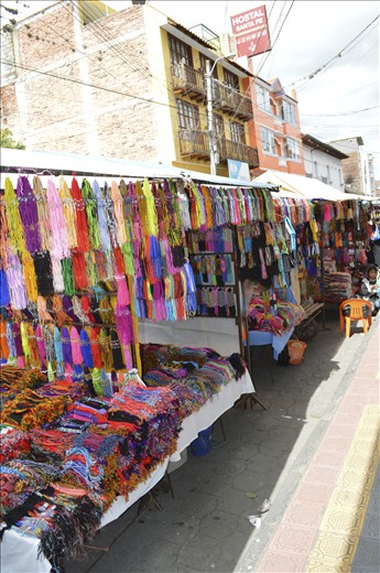 Market in Otavalo 