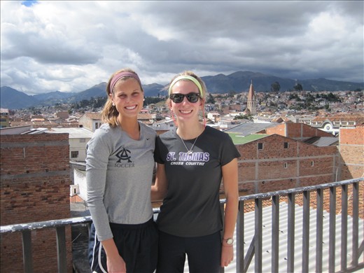 Emily and me before dance class