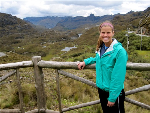 highest point in El Cajas about 13,000 feet above sea level 