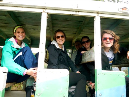 On our way to the hike