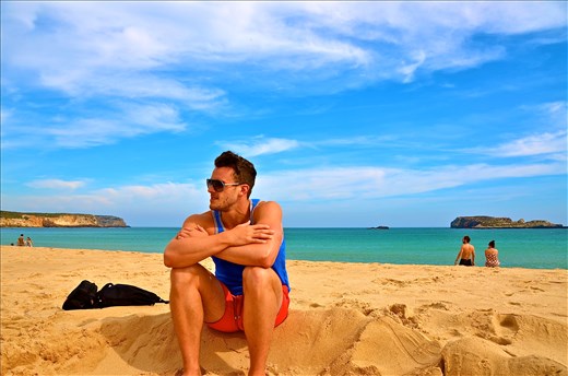 End where you began, because life's a beach