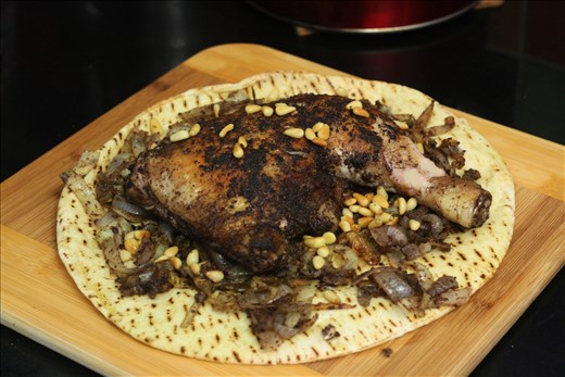 Use a knife and fork, or just rip into with your hands - delicious!