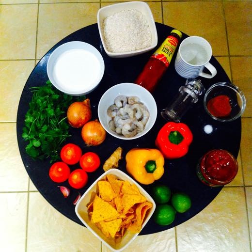 Preparing to re-create paradise in my kitchen.