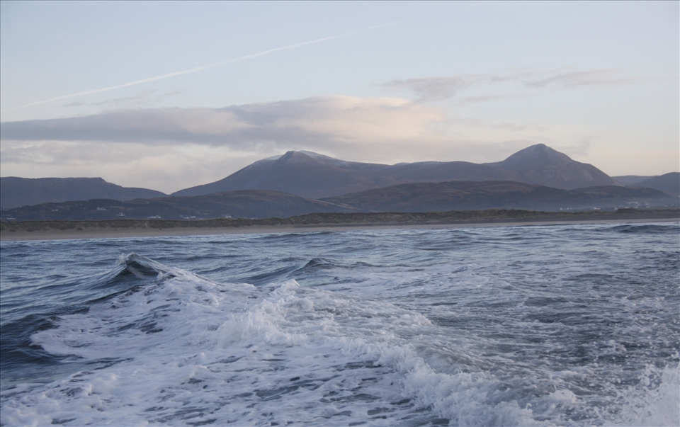 The sea the islanders have to cross to get to and from the mainland
