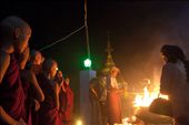 Intense life around the Golden Rock, one of the holiest places for the Theravada Buddhism. Till recently, westerners had to leave the top of the hill before sunset if they hadn't booked into one of the three government’s hotels.

The drawback of the tourism rush is the inadequate accommodation capacity in Burma and the massive arrival of cash that has raised prices up to 10 in 18 months for activities related to tourism. As a side effect, locals may have difficulties to access these services.: by emmanuel, Views[731]
