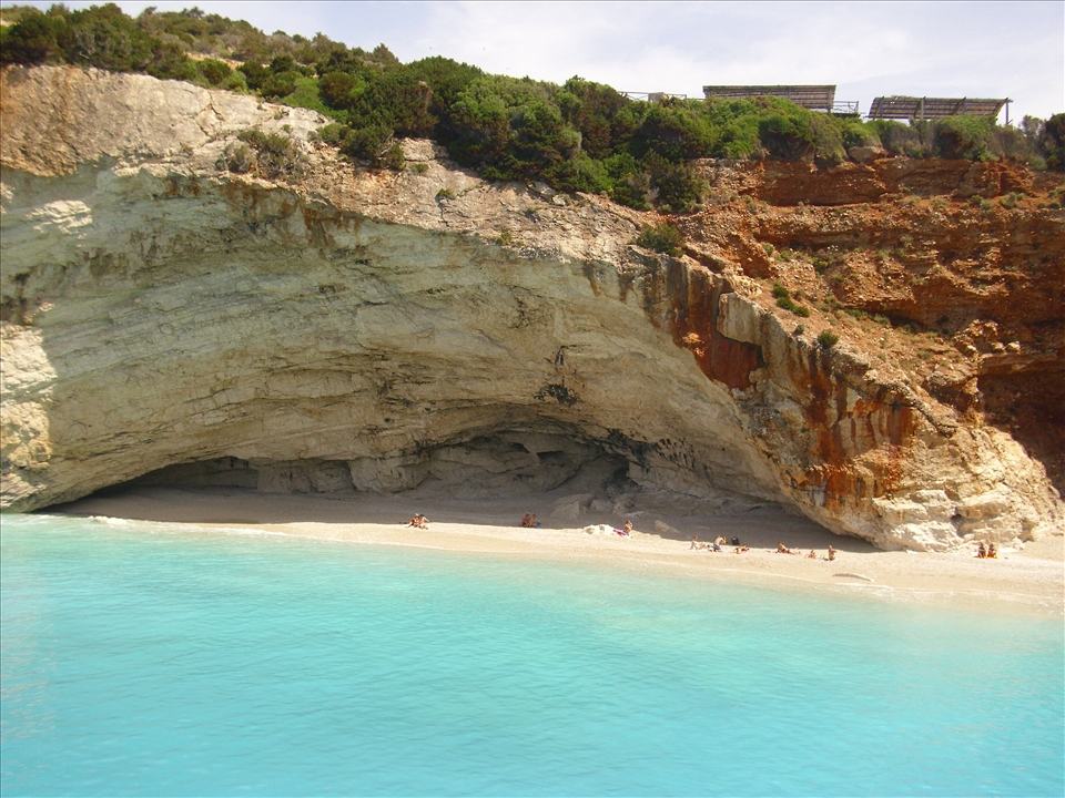 Porto Katsiki, Greece, one of the three top beaches at the Mediterranean sea