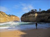Junior in Loch Ard Gorge, where the ship survivors were beached.: by emptynester, Views[324]