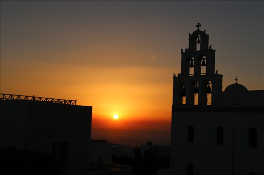 Sunset in Oia