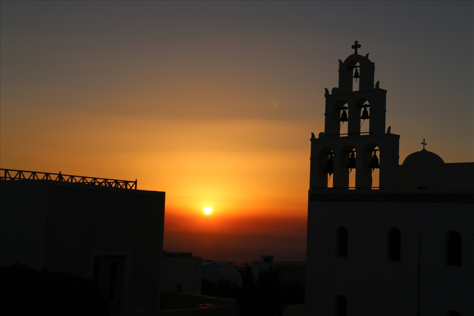 Sunset in Oia