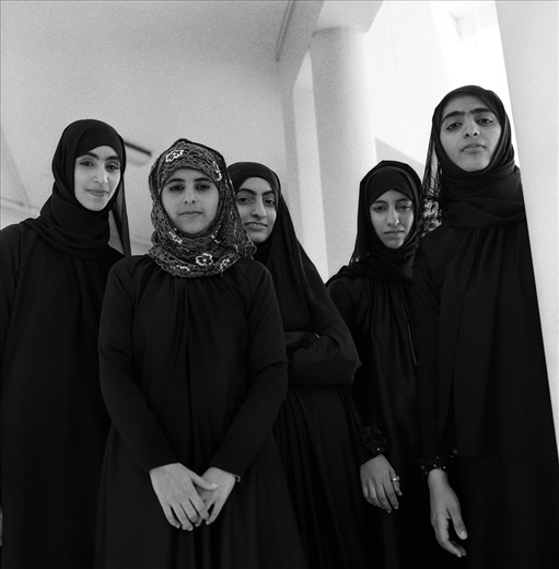 Female students at a technical college in Nizwa, Oman. In this male dominating culture, women's role is still undervalued in many ways. However more women want better education, career and independence. Their hope and ambition hidden under black Abaya will encourage more women to pursue their dreams and change the country's future.
