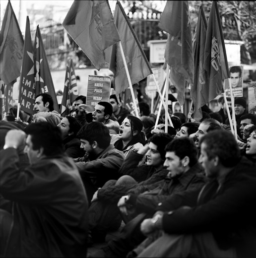 A young girl joins a protest against the authority and chants to free a man who is in jail for a crime he did not commit. Taksim Square in Istanbul, Turkey. Although Turkey is another Islamic country, their culture is much more westernised. Women are allowed to show their power and express their emotion in public alongside men.
