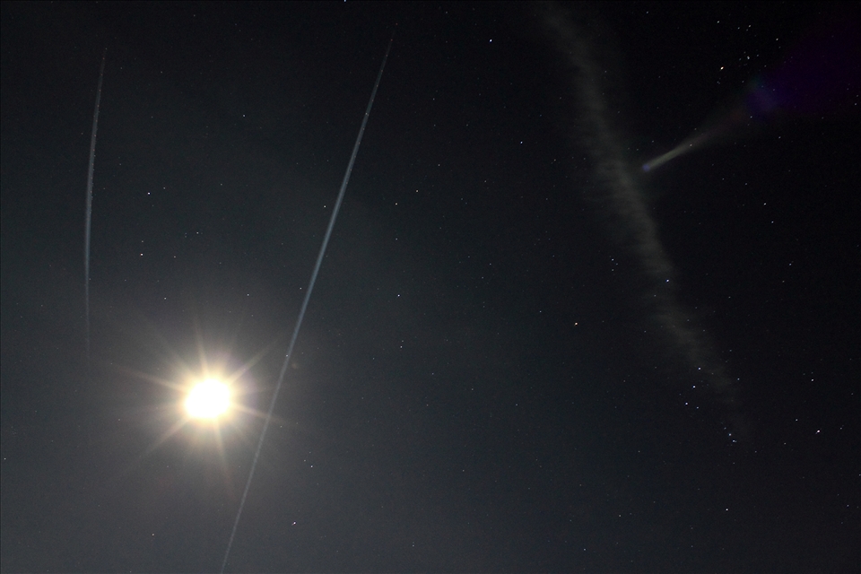 space seen from my village .. an incredible feeling of infinite smallness