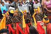 The dancer are ready to starting the opening dance at Pasola ceremony : by endahkurnia, Views[203]