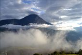Active volcano near Banos, surrounded by low clouds.: by enterthejungle, Views[740]
