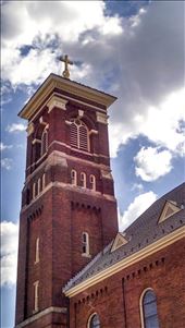 One of Washington, D.C.'s hundreds of steeples, reaching for the heavens. : by eobrien, Views[294]