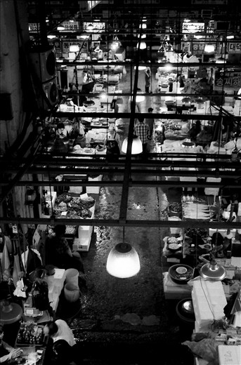 Noryangjin fish markets, Seoul, South Korea.