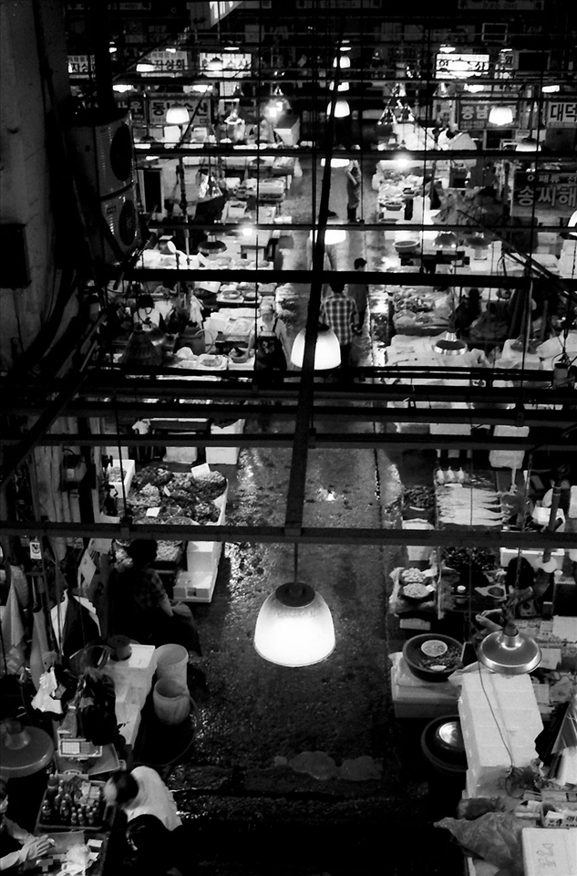 Noryangjin fish markets, Seoul, South Korea.