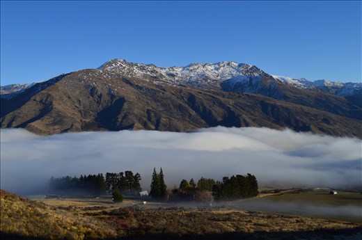 Somewhere over the clouds on top of the world, nature gave us this amazing view.