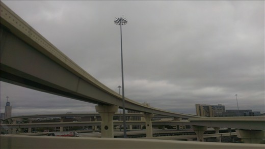 You know you're in Houston when all you see is concrete xP lol